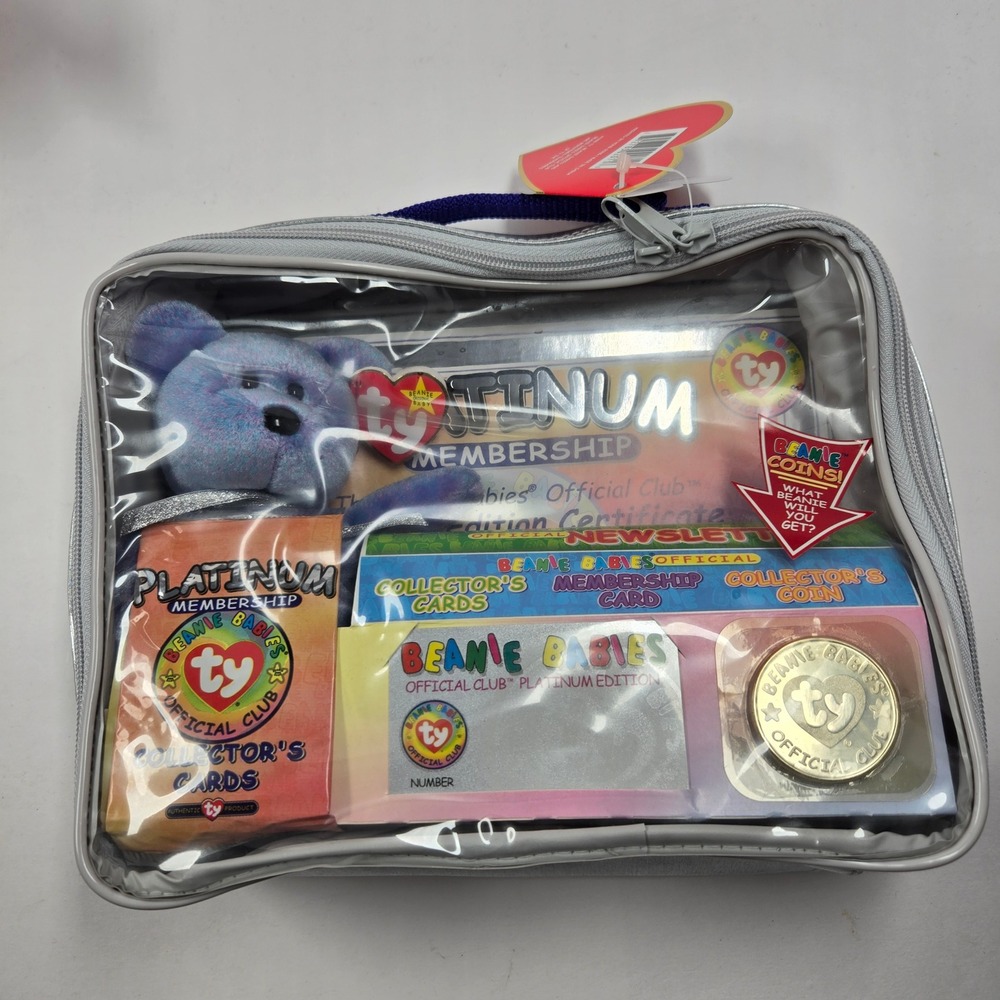 Ty Beanie Babies Official Club Platinum Edition II Membership Kit 1999 Vintage